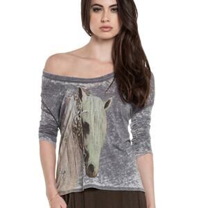 Chaser Floral Mane SMALL long sleeves floral horse